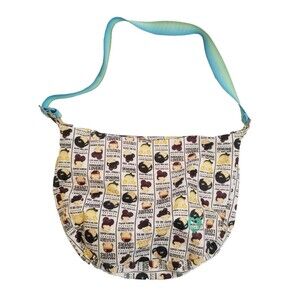 Harajuku Lovers Graphic Print Shoulder Bag Y2K Kawaii Anime Gwen Stefani *flaw